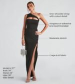 Mayven One-Shoulder Cutout Slit Formal Dress - Image 5