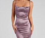 Nahla Formal Satin Mermaid Dress - Image 16
