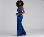 Nahla Formal Satin Mermaid Dress - Image 20
