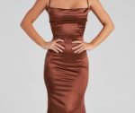 Nahla Formal Satin Mermaid Dress - Image 28
