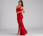 Fiona Formal One-Shoulder High Slit Dress - Image 10