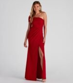 Susana Asymmetric Off-Shoulder Mermaid Dress - Image 17