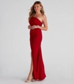 Susana Asymmetric Off-Shoulder Mermaid Dress - Image 19