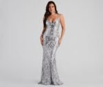Lila Formal Open-Back Sequin Mermaid Dress - Image 36