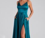 Juliet Formal High Slit Dress - Image 4