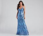 Lila Formal Open-Back Sequin Mermaid Dress - Image 42