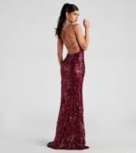 Lila Formal Open-Back Sequin Mermaid Dress - Image 49