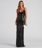Lila Formal Open-Back Sequin Mermaid Dress - Image 44
