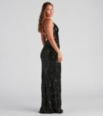 Lila Formal Open-Back Sequin Mermaid Dress - Image 47