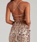 Kinsley Formal Sequin Mermaid Dress - Image 4