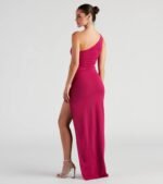 Mayven One-Shoulder Cutout Slit Formal Dress - Image 7