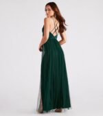 Haisley Formal Tulle And Satin Dress - Image 20