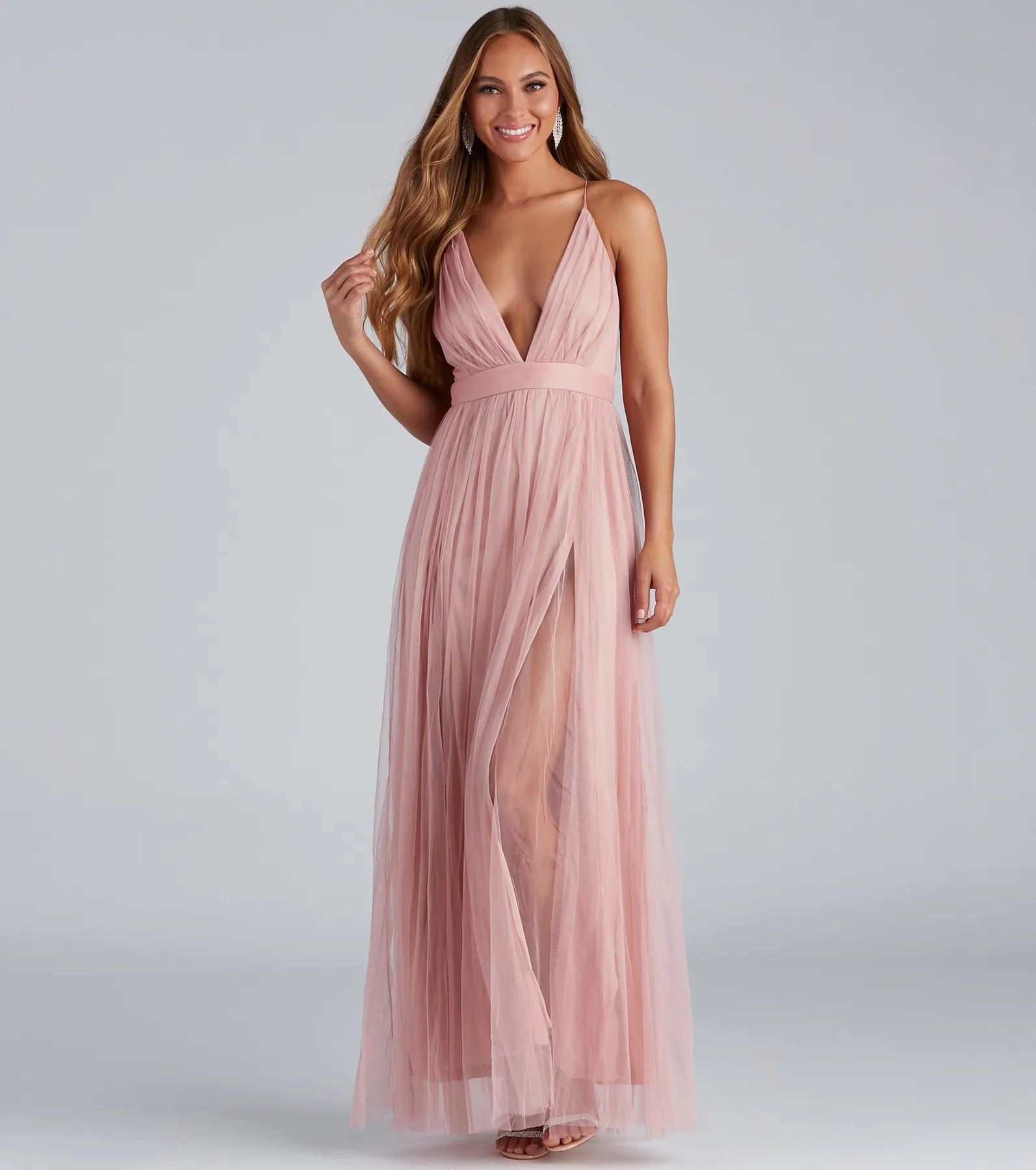 05002-4997_1_MAUVE_ElisabethPleatedTulleFormalDress_a7e68ef7-4727-48ae-8356-c220e78929b9 Elisabeth Pleated Tulle Formal Dress - Image 1