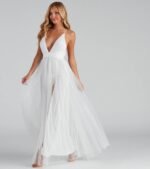 Elisabeth Pleated Tulle Formal Dress - Image 5