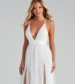 Elisabeth Pleated Tulle Formal Dress - Image 8