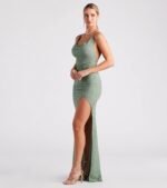 Celina Glitter Knit Mermaid Dress - Image 16