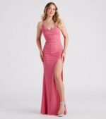 Celina Glitter Knit Mermaid Dress - Image 10