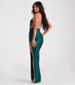 Michelle High-Slit Formal Dress - Image 14