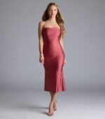 Keep It Sleek Midi Dress - Image 5