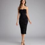 Crush Alert Bodycon Midi Dress