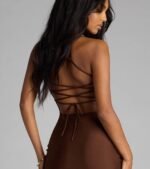 Love Story Loading Lace-Up Midi Dress - Image 4