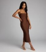 Love Story Loading Lace-Up Midi Dress - Image 5