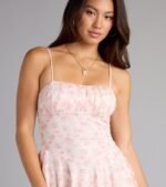 Dreamy Romance Floral Lace Skater Dress - Image 4