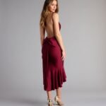 Back For More Ruffle Bow Midi Dress