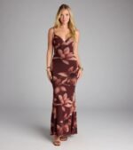 Sweet Talk Floral Mesh Maxi Dress