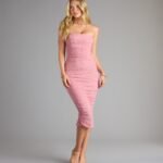 Dripping in Pearls Mesh Midi Dress