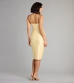 Sleek And Smooth High Slit Midi Dress - Image 10