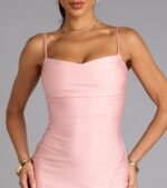 Sleek And Smooth High Slit Midi Dress - Image 15