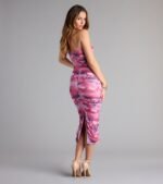 Keep It Romantic Floral Mesh Midi Dress - Image 2