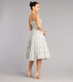 Garden Party Goals Floral Corset A-Line Midi Dress - Image 9