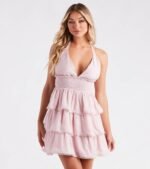 Sunset Happy Hour Ruffled Skater Dress - Image 9