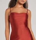 Sleek And Smooth High Slit Midi Dress - Image 46