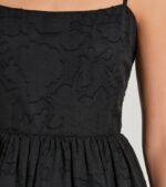 Destined For Love Lace-Up Short Skater Dress - Image 3