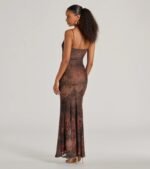 Fierce Allure Leopard Print Mesh Maxi Dress - Image 2