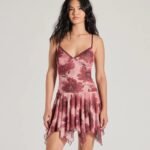 Sweet Dreams Hanky Hem Floral Mini Dress