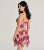 Sweet Dreams Hanky Hem Floral Mini Dress - Image 2