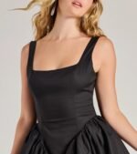 Sugar And Spice Sleeveless Tie-Back Skater Dress - Image 9