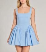 Sugar And Spice Sleeveless Tie-Back Skater Dress - Image 4