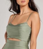 Chic Arrival Cutout Bodycon Midi Dress - Image 3