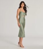 Chic Arrival Cutout Bodycon Midi Dress - Image 4