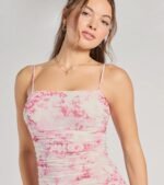 Blossom In Style Mesh Floral Midi Dress - Image 15