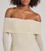 Trendy Textures Long Sleeve Mini Dress - Image 4