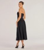 Stylish Moment Drop Waist A-Line Midi Dress - Image 2