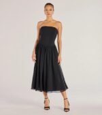 Stylish Moment Drop Waist A-Line Midi Dress - Image 4