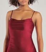 Sleek And Smooth High Slit Midi Dress - Image 50