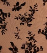 Timeless Beauty Flocked Floral Mesh Strapless Midi Dress - Image 7